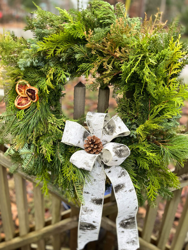 winter wreath workshop